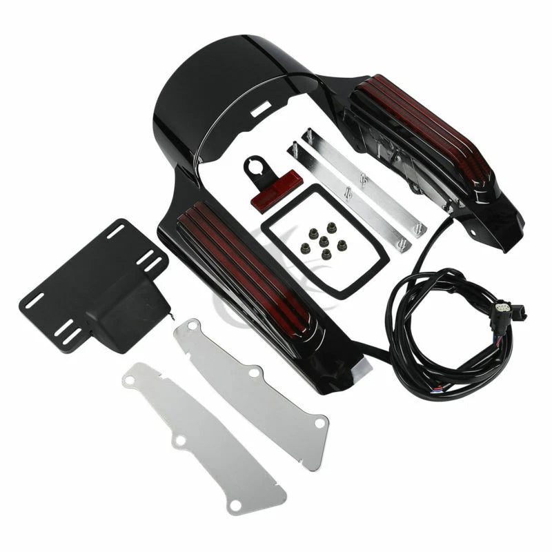 LED Red Rear Fender Fascia Light for Harley Touring Street Glide (2014-2024)
