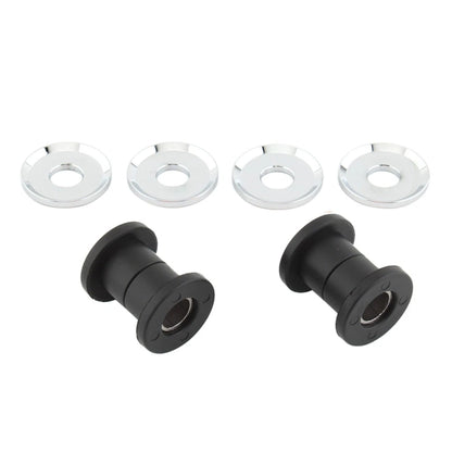 Black Silver Handlebar Riser Bushings for Harley Softail 114 (2018-2023)