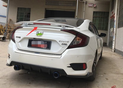 Universal Spoiler Wing for Honda Civic Sedan 2016-2021 Pearl White