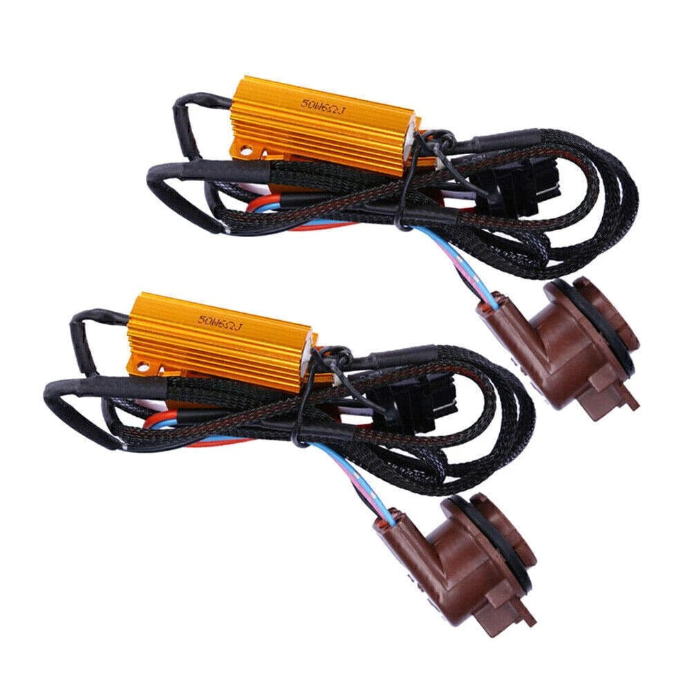 3157 LED Turn Signal Load Resistor Adapter for Front Lights - Compatible with Many Models
