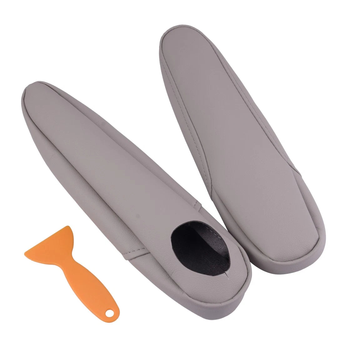 Gray PU Leather Armrest Covers for Honda Odyssey (2005-2010)
