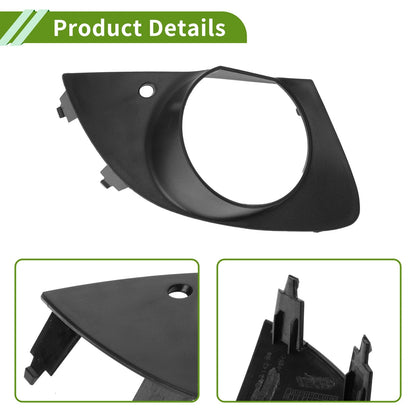Front Right Fog Light Grill for BMW E65 E66 (2006-2008) - 1 x Black Lens
