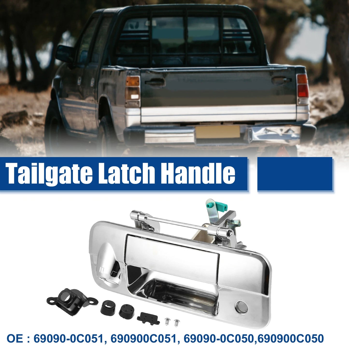 Rear Door Liftgate Latch Handle with Keyhole for Toyota