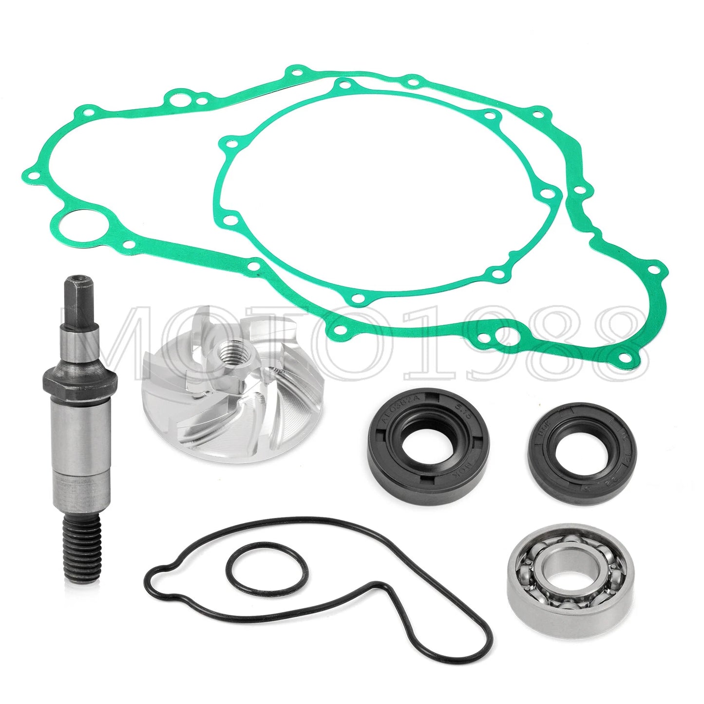Water Pump Repair Kit Seal Shaft Gaskets for Yamaha YFZ450 (2004–2013)