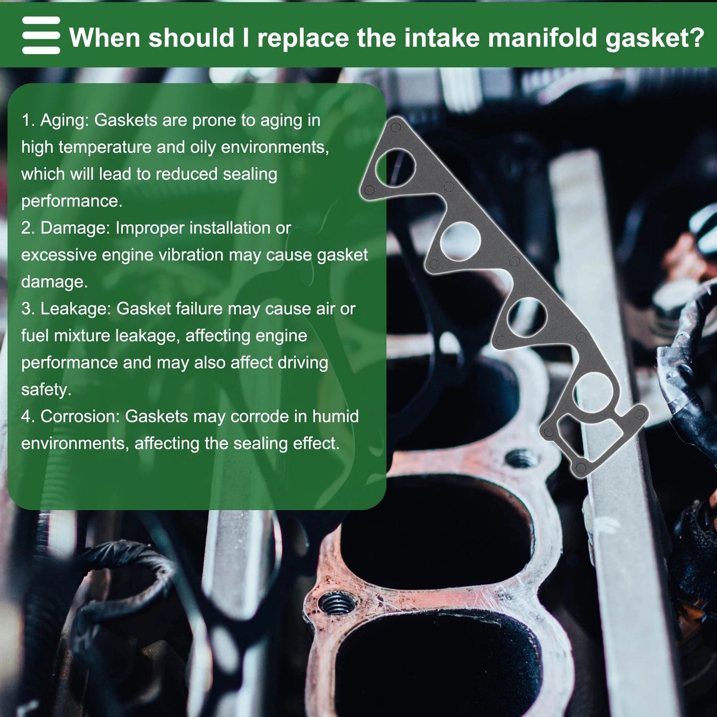 Intake Manifold Gasket for Mazda 626 (1994-1997)