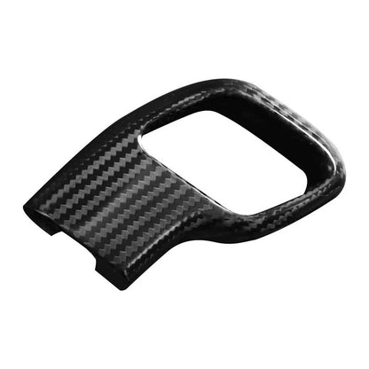 Carbon Fiber Gear Shifter Grap Handle Knob Cover Trim for Ford F-150 2017-2018