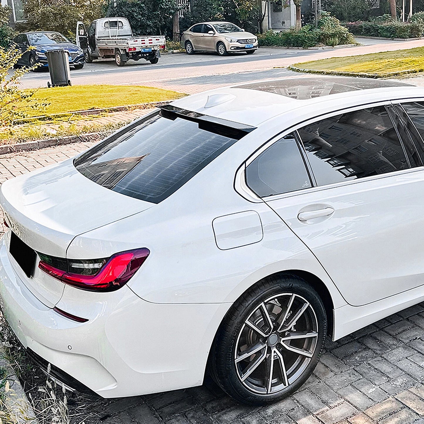 1PC Gloss Black Rear Boot Spoiler for BMW G20 G80 M3 (2019-2024)