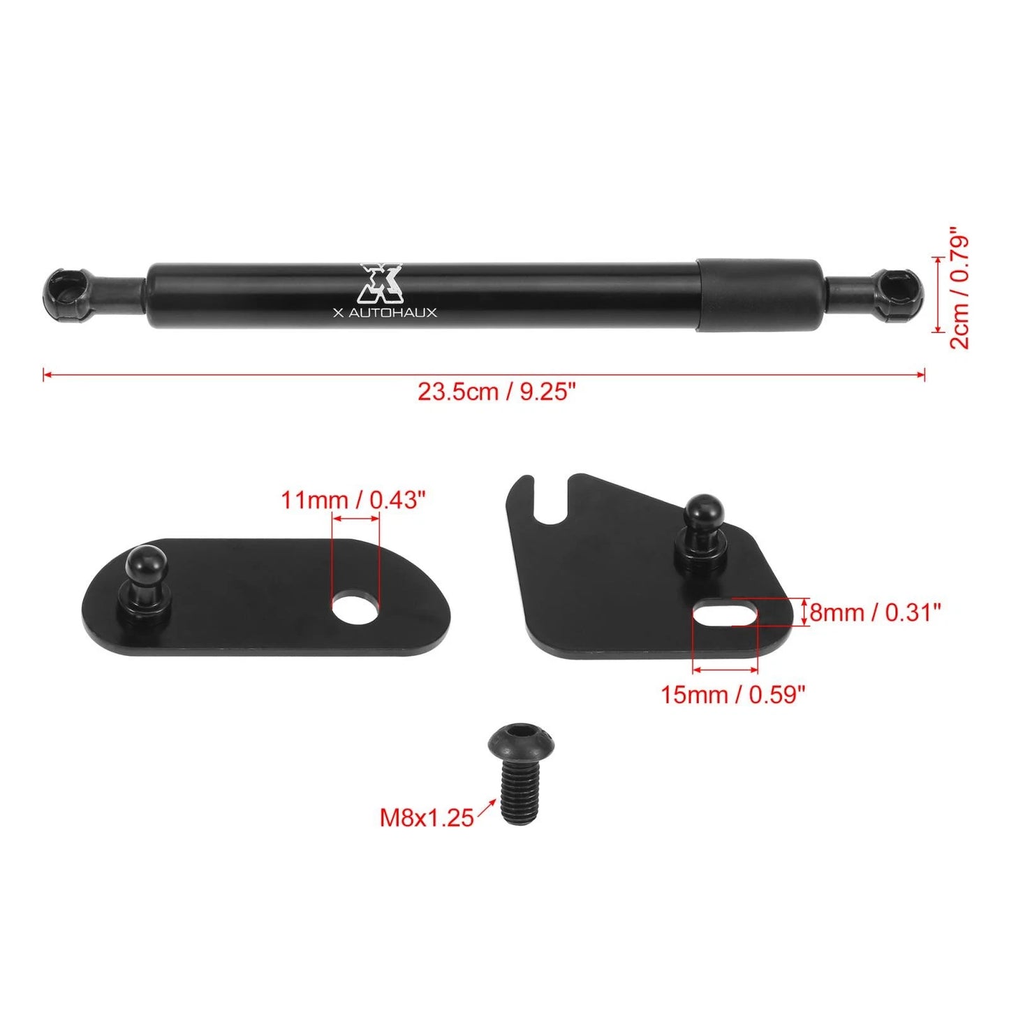 Tailgate Lift Support Gas Spring Set for Ford F-150 (2015-2020)
