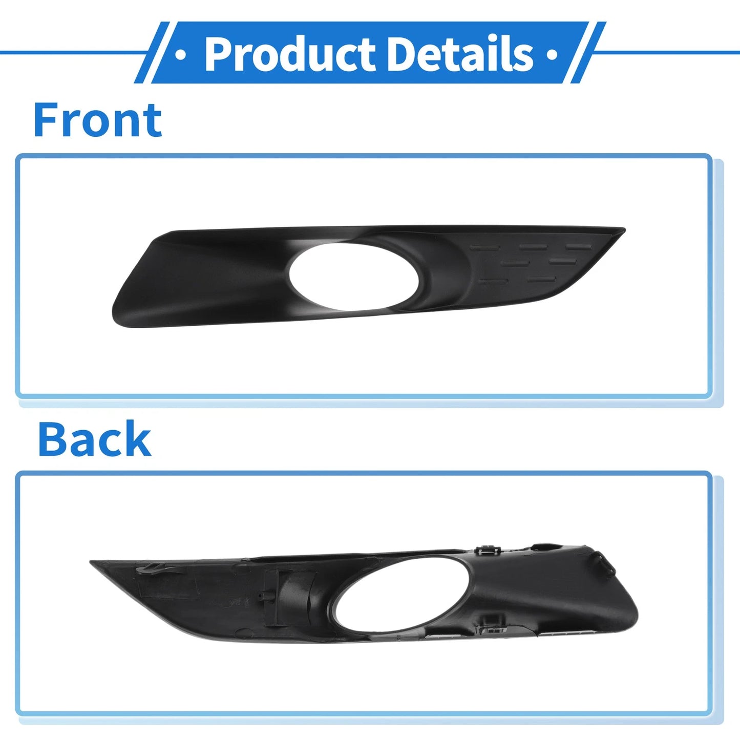 Front Left Fog Light Grill for Honda Accord Crosstour (2010-2013)