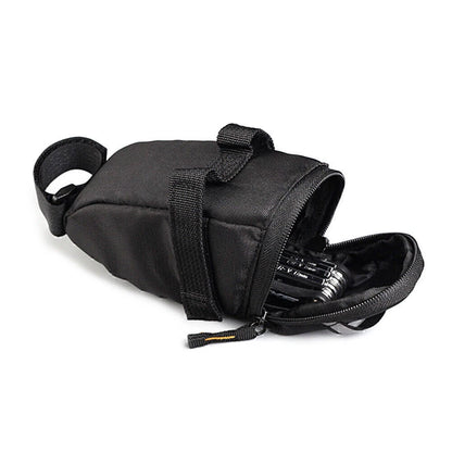 Mini Rear Seat Bag for Bicycle - Small Portable Saddle Tail Bag