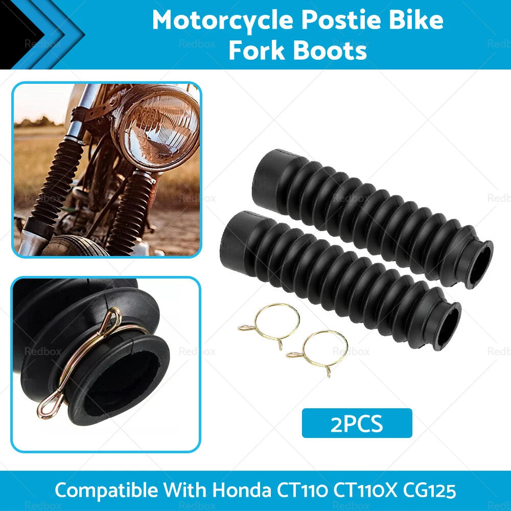 Postie Bike Fork Boots Gaiters for Honda CT110 CT110X