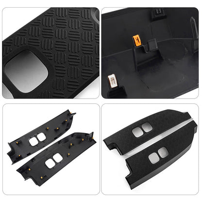 Gloss Black ABS Rear Tail Light Covers for Land Rover Defender 90 110 (2020+)