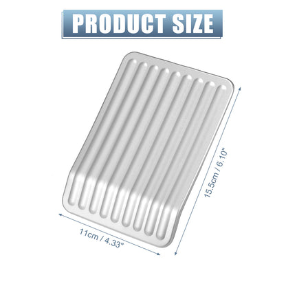 Foot Rest Pedal Replacement for Ford F-150 (2015-2017) Silver Tone