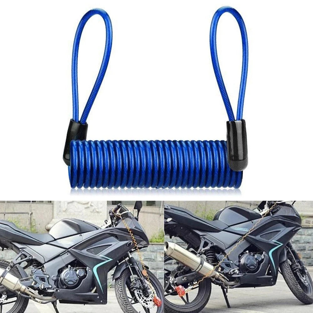 1 x 120cm Disc Lock Reminder Cable for Motorcycle Disc Brake Lock