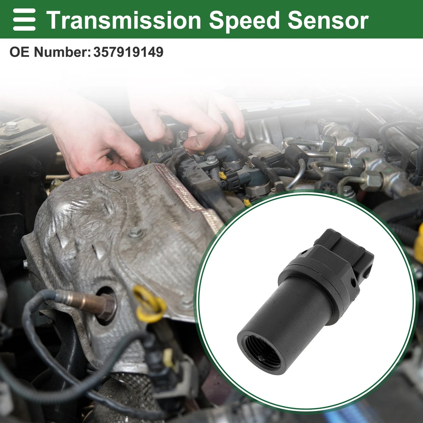 1 Pc Transmission Speed Sensor for VW Cabrio 2.0 (1996–2002)
