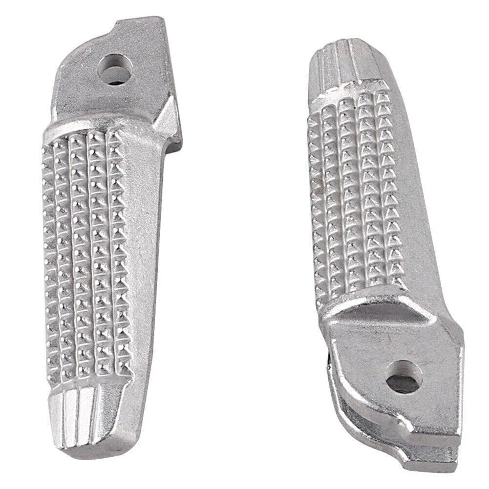Front Silver Footrests Pegs for BMW K1300S K1300R F800R (2005-2013)