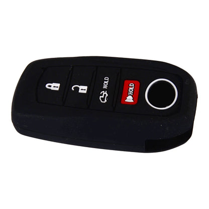 2 x Black Silicone Key Covers for Toyota Tundra, Venza (2010-2023)