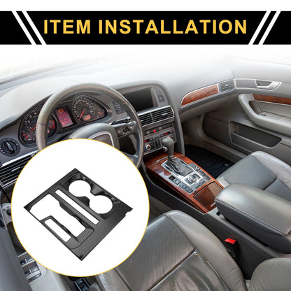 Gear Shift Panel Cover for Ford F-150 (2021-2024) Carbon Fiber Pattern 1 Pc