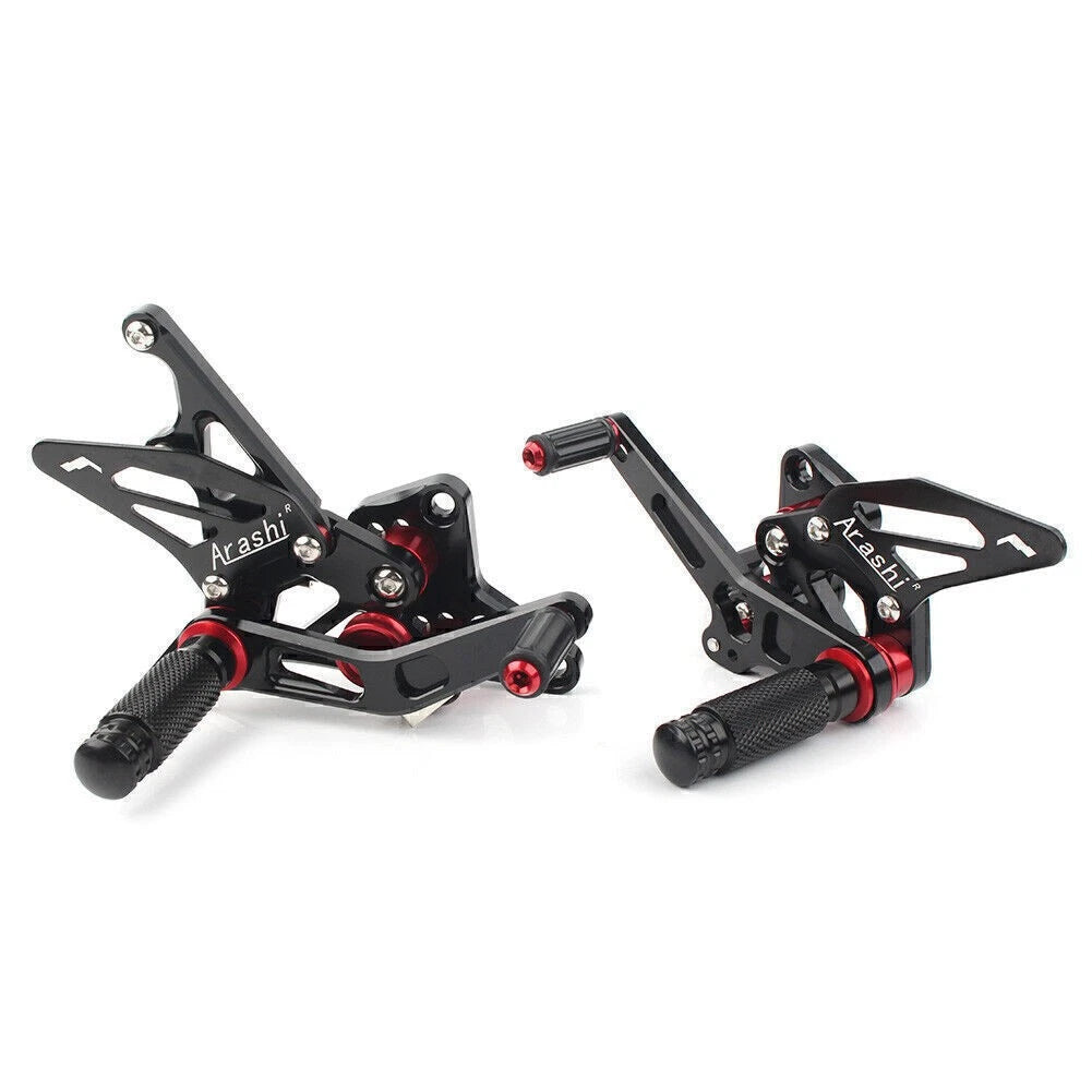 CNC Rearset Footpeg Rest Pedals for Suzuki GSXR 1300 Hayabusa (1999-2018)