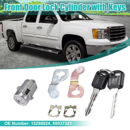 Door Lock Cylinder Driver Or Passenger Side for Chevrolet GMC