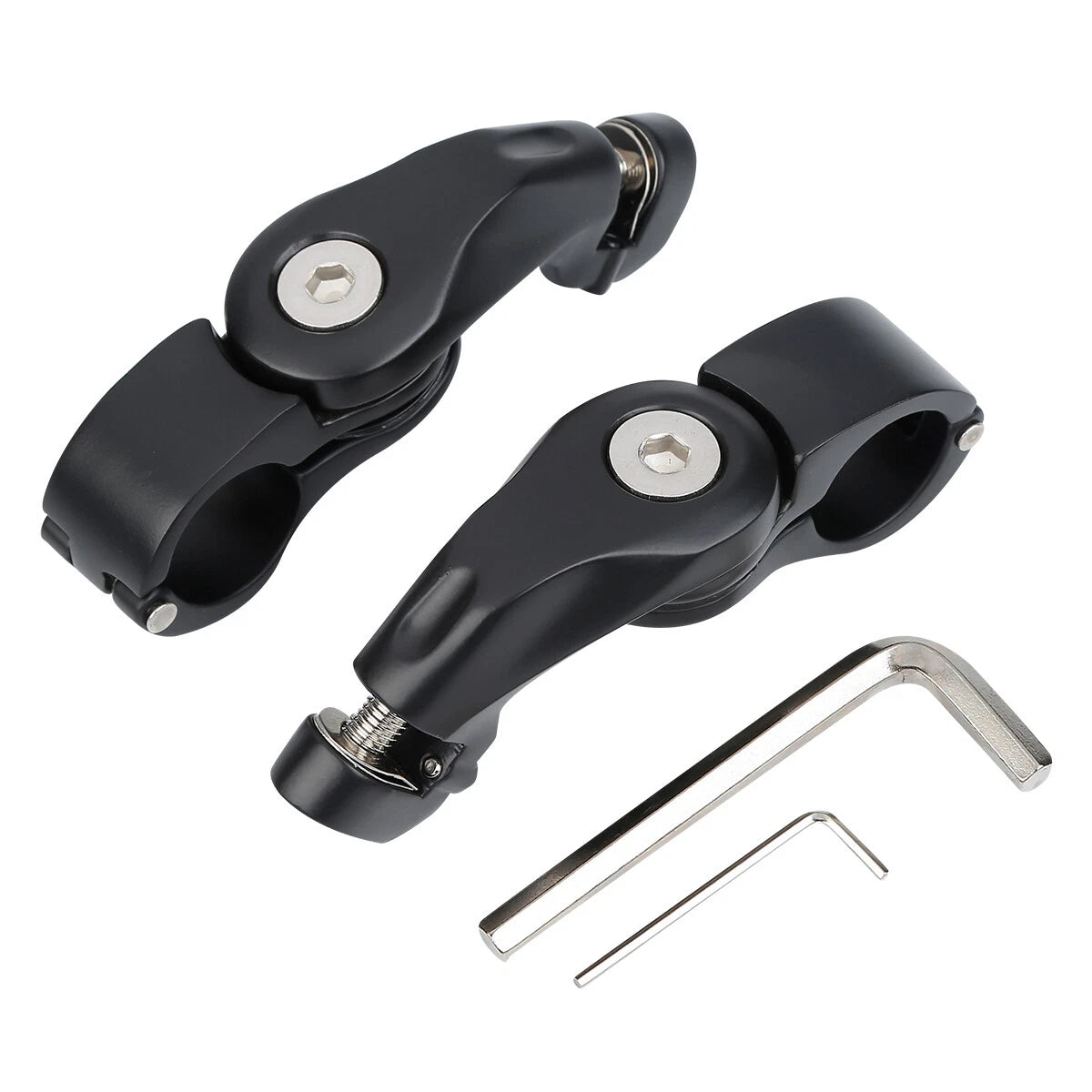 Short Angled Highway Footpegs for Harley Touring Softail