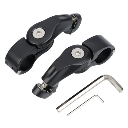 Short Angled Highway Footpegs for Harley Touring Softail