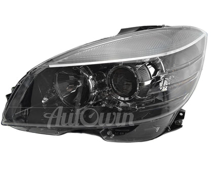 Black Halogen Headlight for Mercedes Benz C Class W204 (2007-2014)