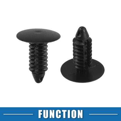 30 Pcs Bumper Clips for Jeep Ram Plastic Black