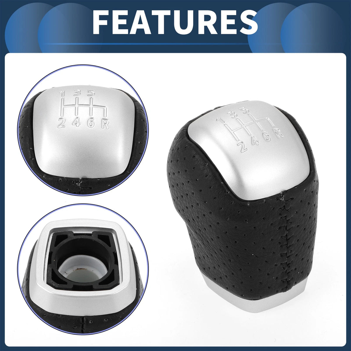 6 Speed Gear Shift Knob for Land Rover Range Rover Evoque (2018-2023)