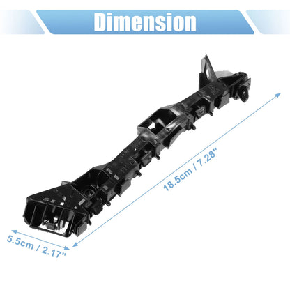 Front Bumper Bracket for Honda Fit (2015) - Plastic Black, 2 x Brackets