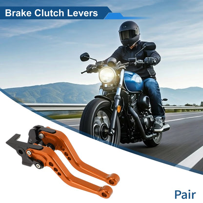 Brake Clutch Levers Orange 1 pair for Yamaha MT-10/FZ-10 (2017–2021)