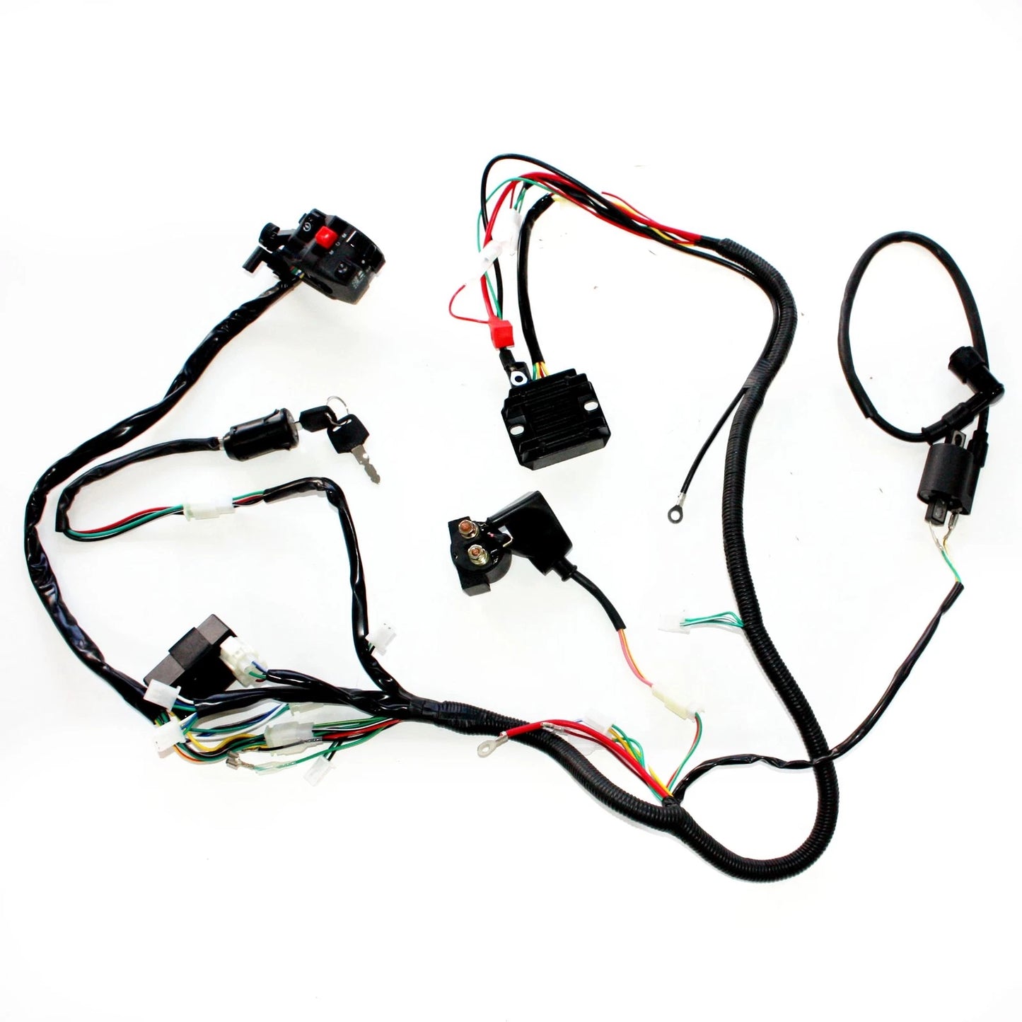 Electric Start Engine Wiring Harness Loom for GY6 125 150cc ATV Buggy