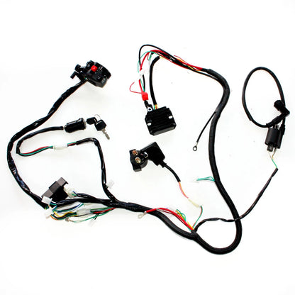Electric Start Engine Wiring Harness Loom for GY6 125 150cc ATV Buggy