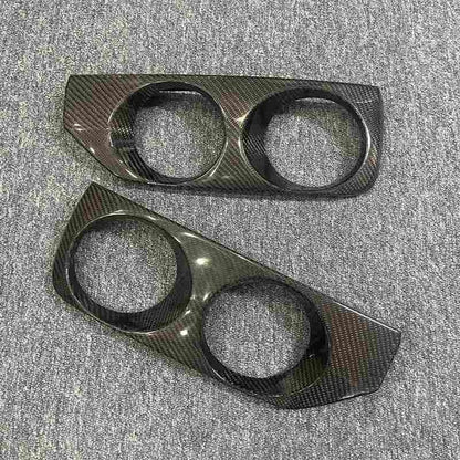 Carbon Fiber Front Fog Lights Cover Replace for Nissan Skyline R33 GTS 1994-1997