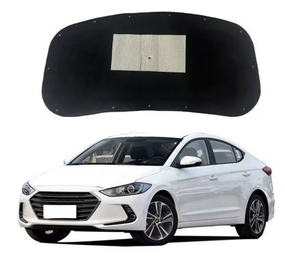 1PCS Front Hood Engine Sound Insulation Pad for Hyundai Elantra (2017–2018)
