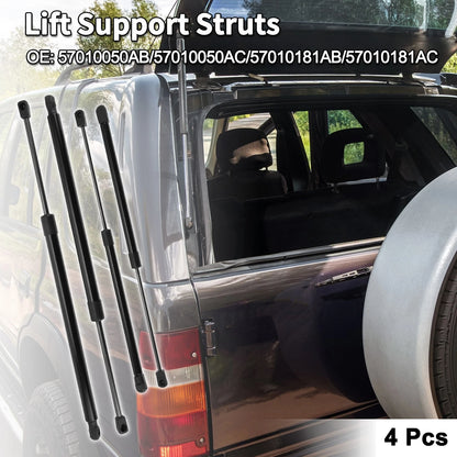 Rear Window Glass & Tailgate Lift Supports for Jeep Liberty (2002-2012)