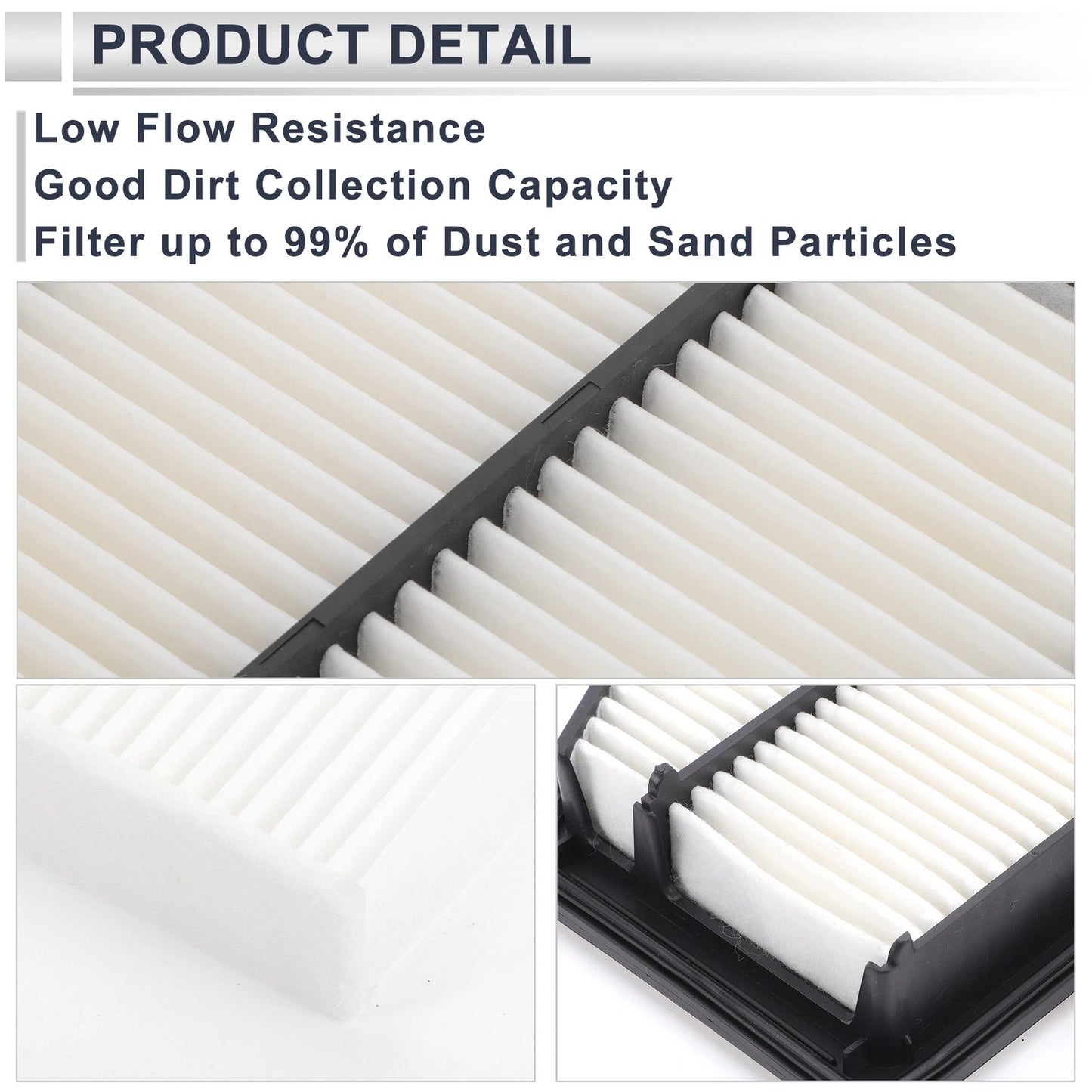 Engine Cabin Air Filter Combo for Honda Civic 1.8L (2012-2015)