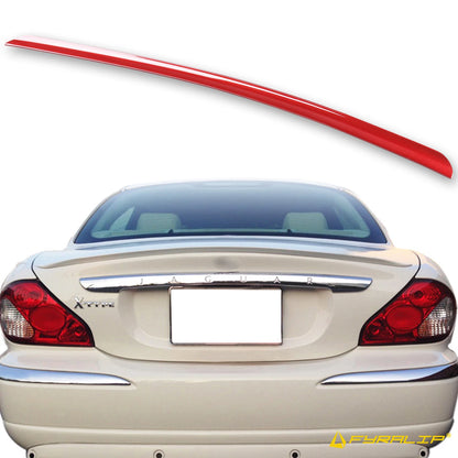 Red Boot Lip Spoiler for Jaguar X-Type Sedan (2001-2008)