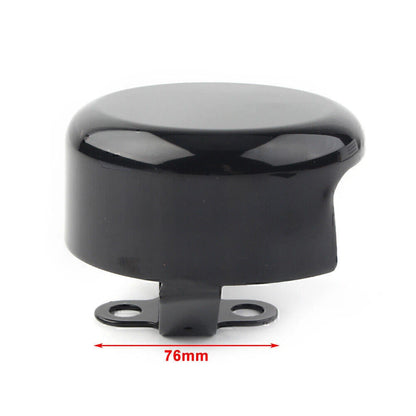 Black Smooth Horn Cover for Harley Softail FLHX FLT FLHT Dyna Bad Boy