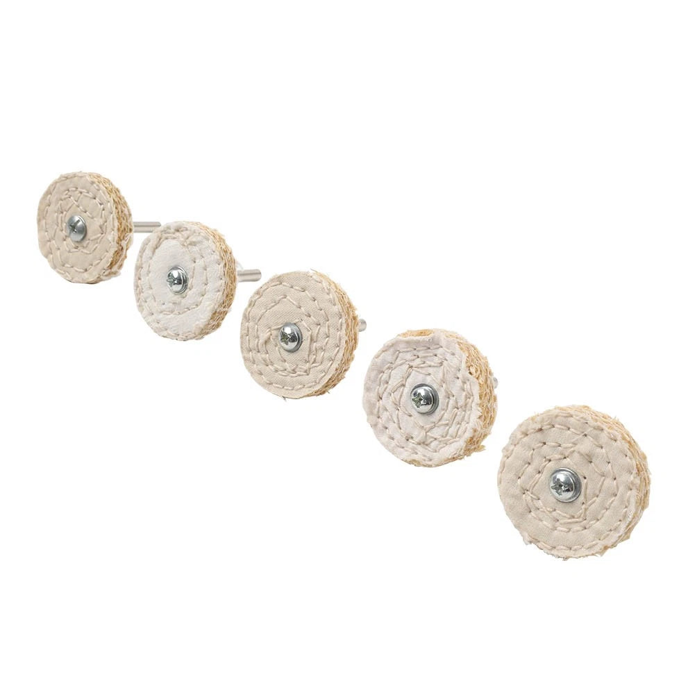 5 x 2" Sisal Cloth Buffing Wheels for Polishing Stainless Steel