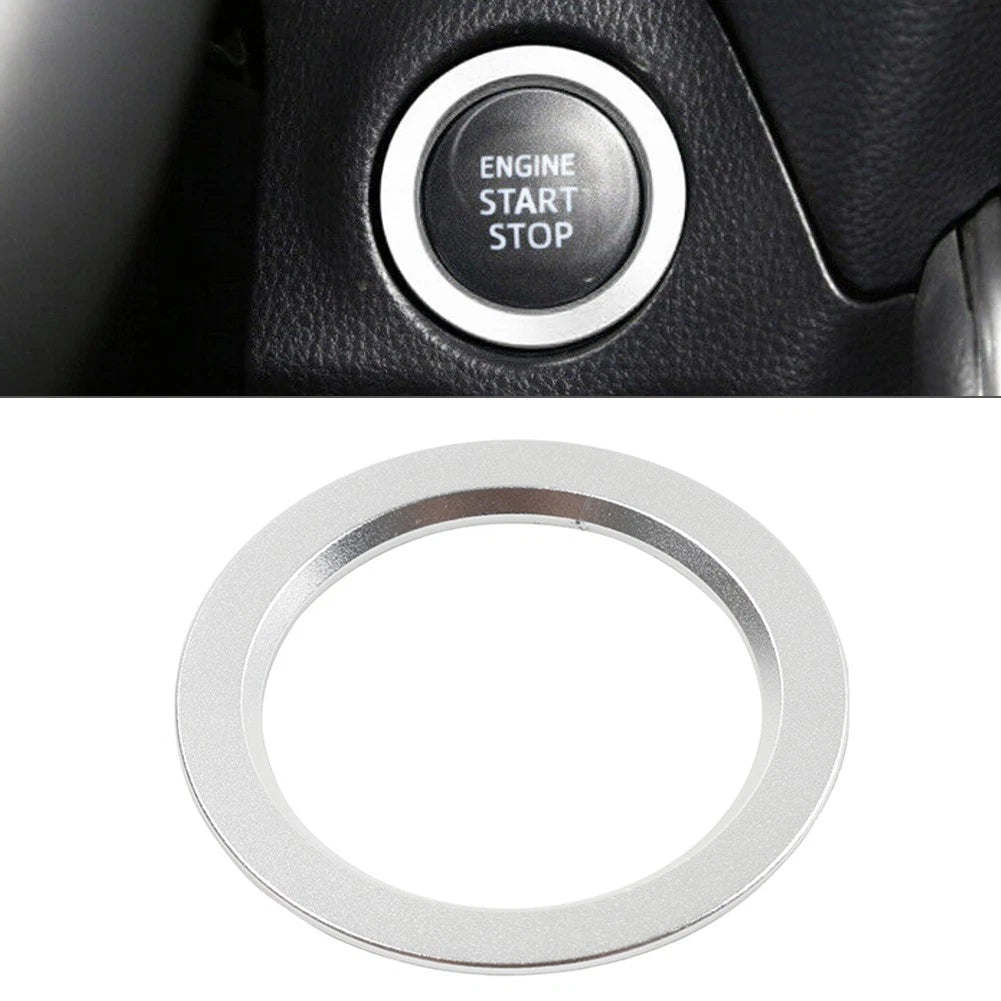 Engine Start Stop Button Trim Ring for Toyota Tacoma, Yaris, Camry, Prius (2005-2023)