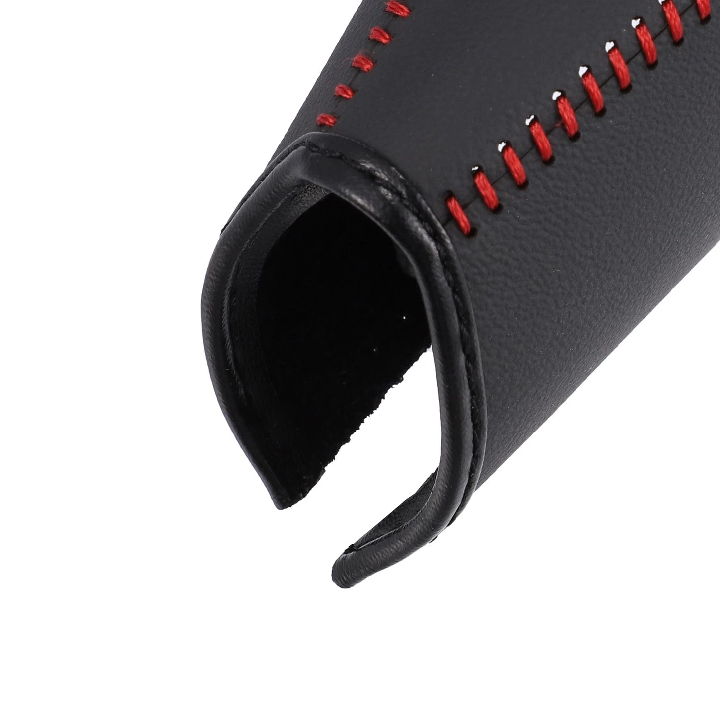 Black Faux Leather Gear Shift Knob Cover for Nissan Rogue Sport (2017-2023)