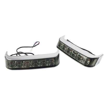 LED Saddlebag Run/Brake/Turn Light Lens for Harley 2009-2013