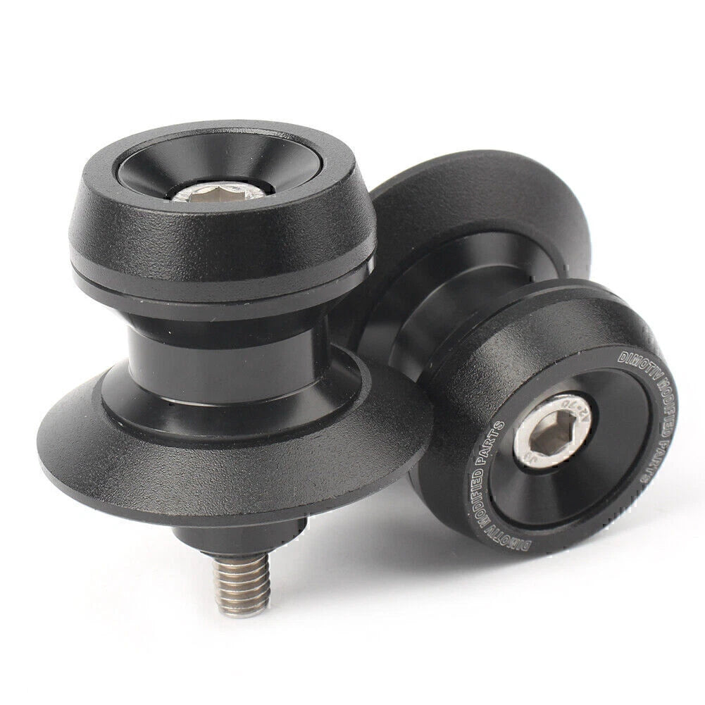 6mm Black Swing Arm Spool Slider for Yamaha YZF R1 R3 R6 MT-09 MT-10