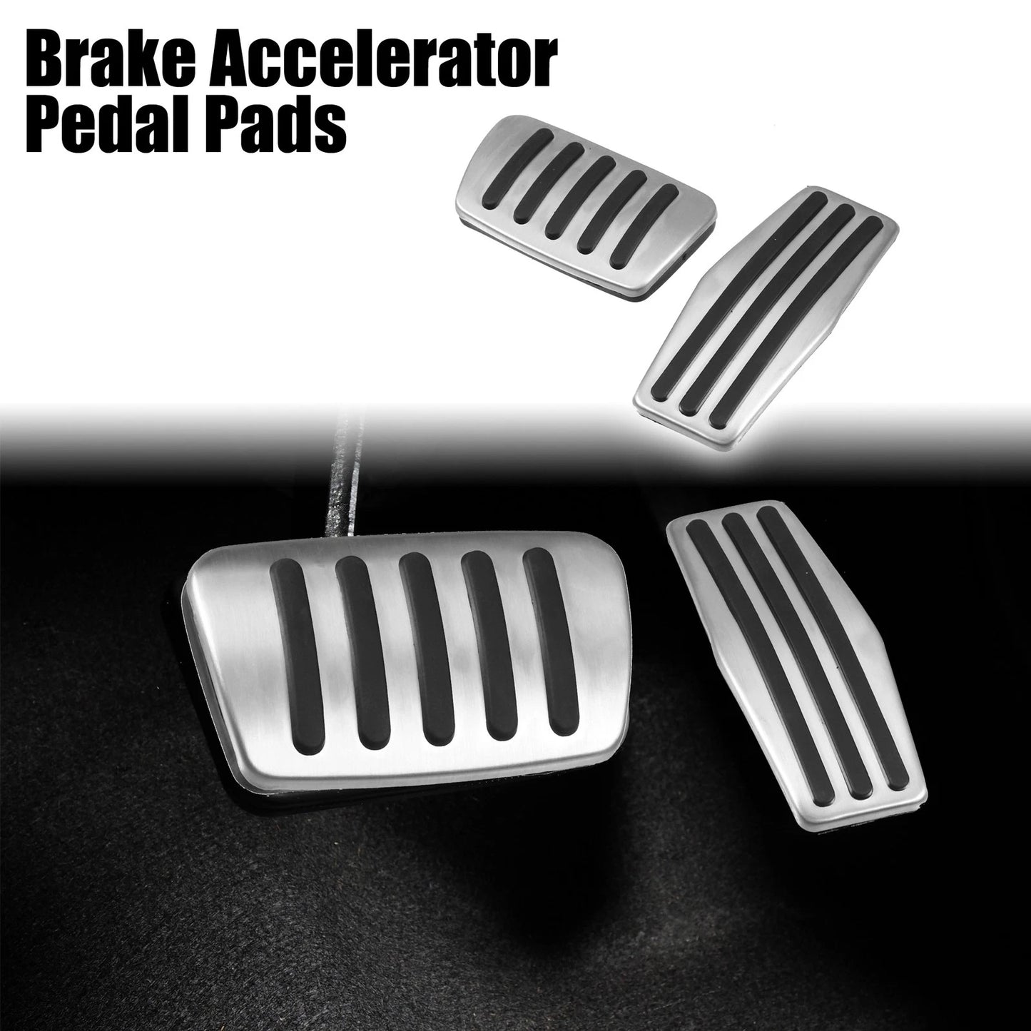 2 x Brake Gas Accelerator Pedal Covers for Cadillac Buick