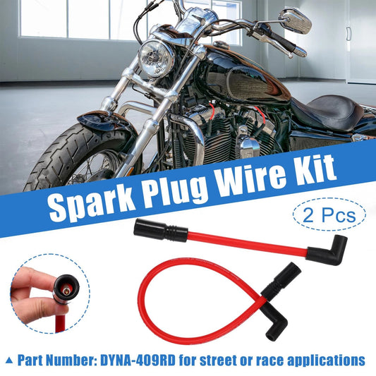2 x Spark Plug Wire for Harley-Davidson Dyna FXD Softail (2006–2011)