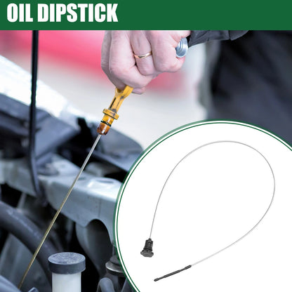 Car Engine Oil Level Indicator Dipstick for Dodge Challenger (2008-2012) Black