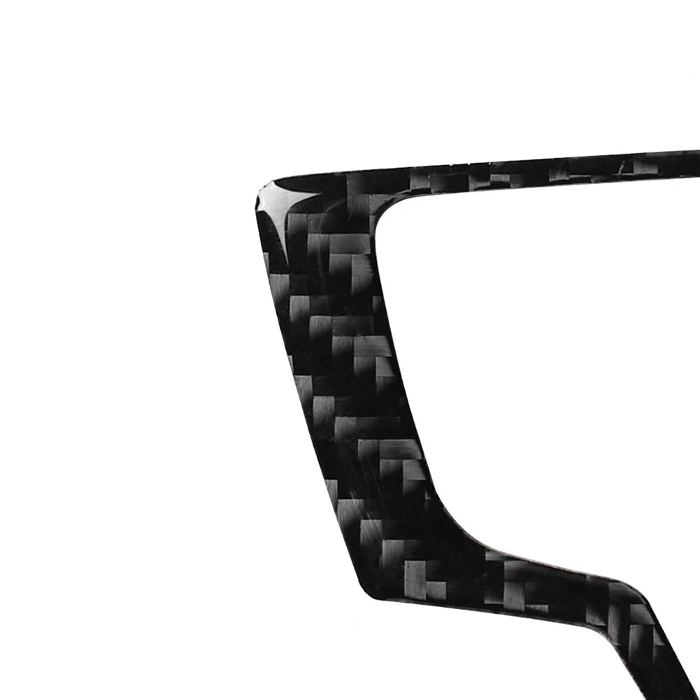 Carbon Fiber Black Multimedia Knob Cover Trim for Audi A6 A7 (2012-2018)