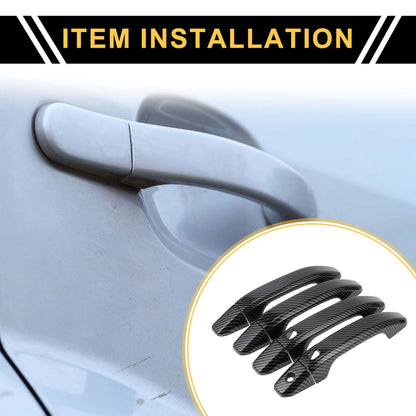 4 x Exterior Door Handle Cover for Chevrolet Silverado 1500 (2014-2024) 2-keypad