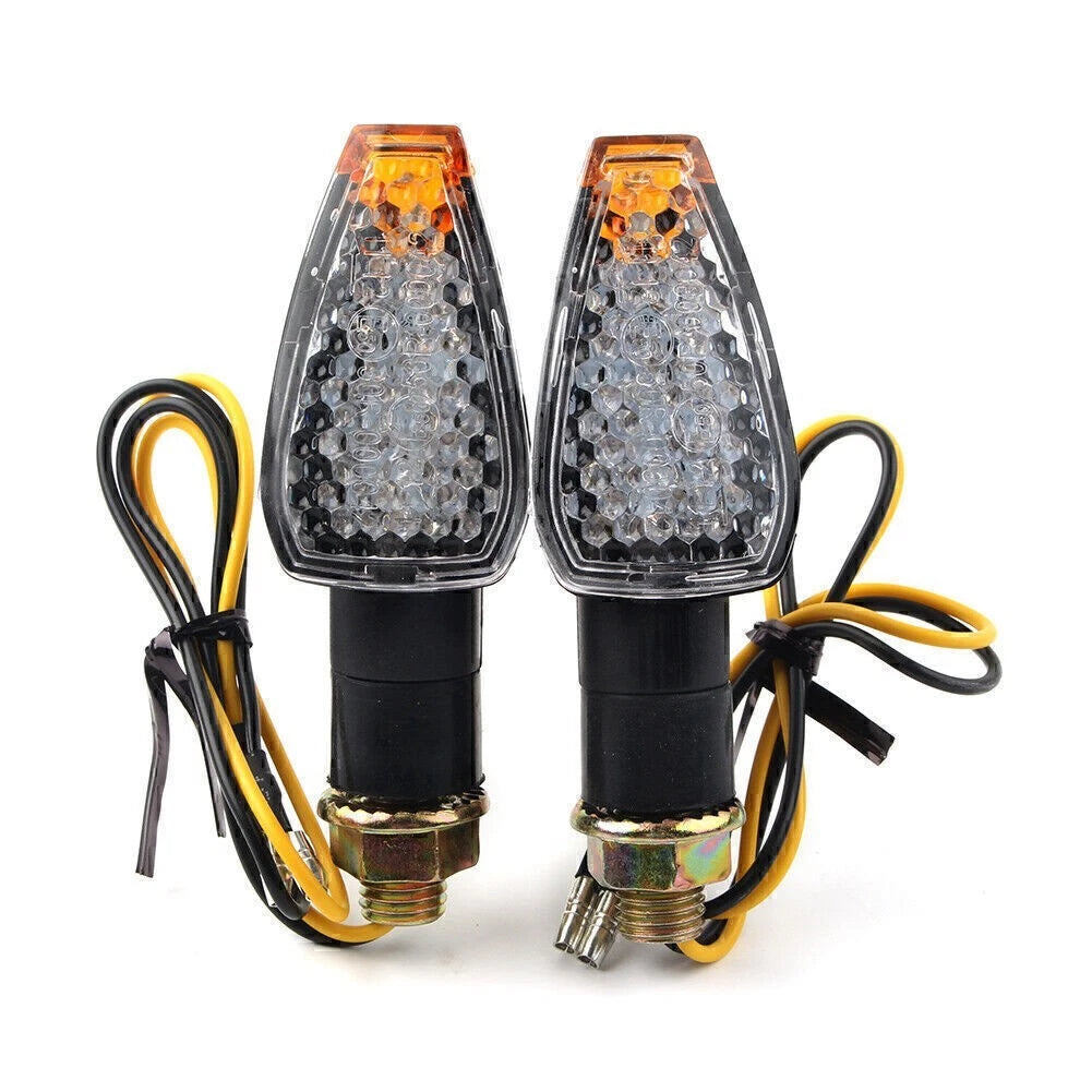 Amber Turn Signal Indicator Blinker Lamp for Universal 12V Motorcycle